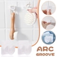 thumbnail image 1 of Last Chance Qaailabf 2PC Wall Hanger Arc-shaped Slot Telescopic Rod Fixed Support Rod Supporting Spray Bottle Hanger, 1 of 9