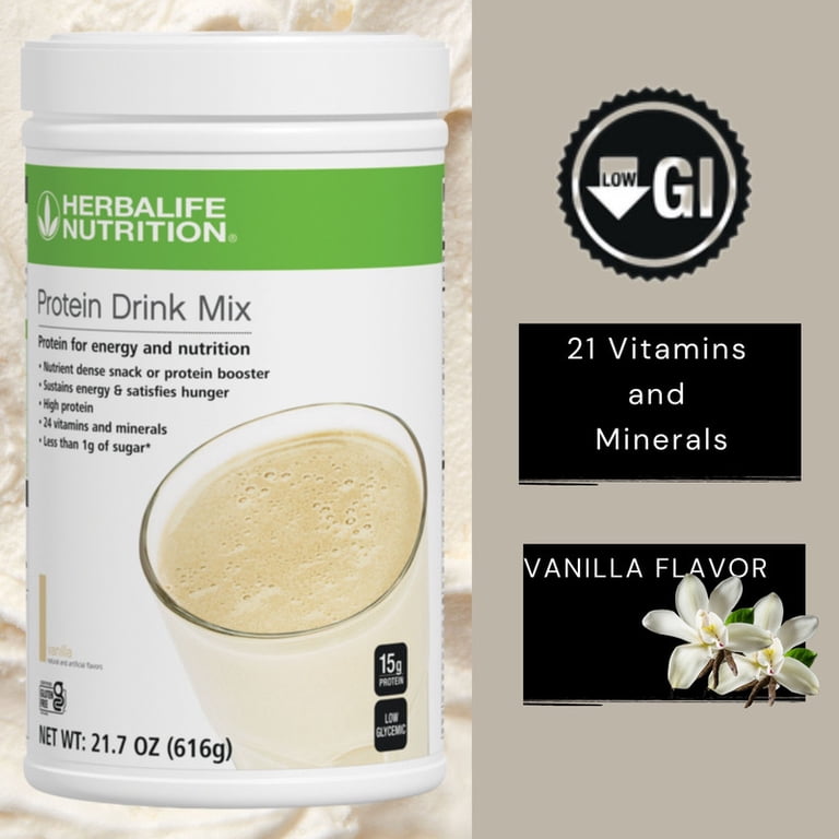 Protein Drink Mix Herba life. - Vanilla Flavored Soy Protein (616
