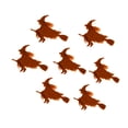 thumbnail image 2 of LED Halloween Witch Wall Decorations, Rustic Wooden Witch Lighted Decor 7pcs For Home Party, 2 of 7