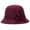 Wine Red, variant on Visland Ladies Winter Wool Bucket Hat 1920s Vintage Cloche Bowler Hat Stylish Fedora Church Derby Dress Party Hat