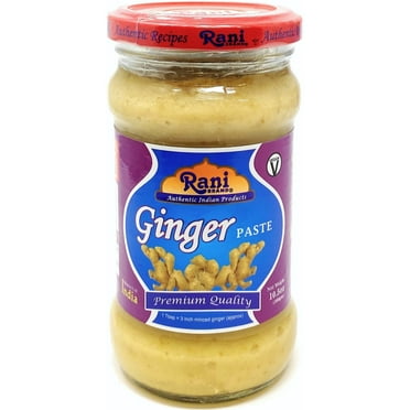 Rani Ginger Cooking Paste 10.5oz (300g) Glass Jar ~ Vegan | Gluten Free | NON-GMO | No Colors | Indian Origin