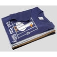 thumbnail image 2 of Funny Got too silly T-shirt goose in jail humorous tee shirt (4X-Large Navy Blue), 2 of 6