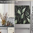 thumbnail image 6 of Front Dishwasher Magnet Sticker Cover Decorative Appliances Stickers Green Leaves Branches Black Refrigerator Skins Dishwasher Panel Decals, 6 of 6