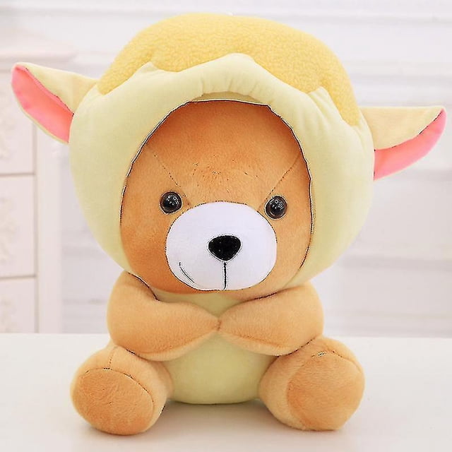 Oso de peluche del zodiaco chino, oso de peluche de dibujos animados, muñeca bonita