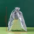 thumbnail image 4 of Silver Drawstring Gift Bag Set, Assorted, 12-Pack, 17" x 11" Christmas, Holiday, DIY, Birthday, Wedding, Valentine, Mothers Day, 4 of 4
