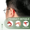 thumbnail image 3 of Uxcell Glasses Ear Grip, Eye Glasses Silicone Ear Grippers Holder Anti-Slip Grip Hooks Black, 3 of 7