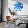 thumbnail image 4 of Decoración de pared interior libre Grabado en apariencia de terre Artesanía en Novedoso forma de terre Colgantes vigorosos para - Amarillo Azul Soledad Colgantes de interior al aire libre, 4 of 7