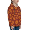 thumbnail image 3 of Lsque Turtle Shell Patten Youth Hoodie Sweatshirt Pullover with Kangaroo Pocket Boys and Girls Hoodie Warm Hoodie for Kids-X-Large, 3 of 6