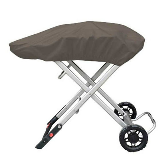 Grill Cover for Weber 9010001 Traveler Portable Gas Grill Heavy Duty Waterproof Brown Smile Home