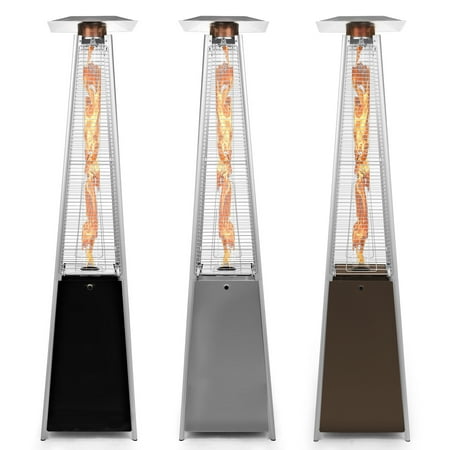 Thermo Tiki Deluxe Propane Outdoor Patio Heater Pyramid Style W Thermo Tiki Deluxe Propane Outdoor Patio Heater Pyramid Style W Dancing Flame Floor