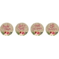 thumbnail image 2 of Darling Souvenir Party Favor Bridal Shower Theme&nbsp;Stickers&nbsp;chocolate&nbsp;Candy Labels 190 Pcs-Beige(Burlap), 2 of 2