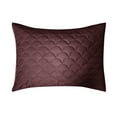 thumbnail image 2 of Mainstays Burgundy Poly Velvet Plush Scallop Stitched 2-Piece Quilt Set with Sham, Twin, 2 of 5