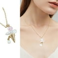 thumbnail image 2 of 7829 Cute Sweet Ice Cream Pearls Necklace Fashion Jewelry for Women Daily Style Gift Romance Charm Accessory, 2 of 15