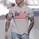 thumbnail image 5 of Playeras Lisas Para Hombre, Camiseta De Verano Para Playa Con Estampado De Árbol Pequeño, Blusa De Manga Corta Con Cuello Redondo, 5 of 5