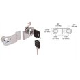 thumbnail image 3 of CRL LK26KA Chrome Keyed Alike Lock for Double Swinging Glass Door, 3 of 5