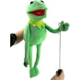 thumbnail image 1 of Kermit the Frog Hand Puppet, Frog Plush, The Muppet Show, Soft Frog Stuffed Animal Doll for Role Play - Green, 24 Inch, 1 of 4