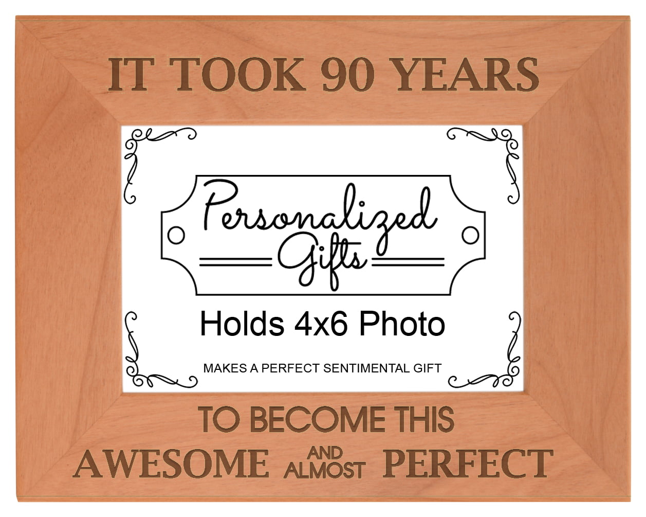 90th Birthday Photo Frame6x4 inch PhotoSuper Fun 