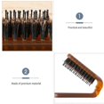thumbnail image 4 of Cepillo plegable con cerdas de jabalí, peine de bolsillo compacto para viajes, ideal para cabello grueso y rizado., 4 of 5