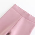 thumbnail image 3 of NAISIBABY Toddler Girls Leggings Pants, Stretchy Comfy Solid Color Elastic Waist Keep Warm Outerwear Pants Pink 7-9T, 3 of 7