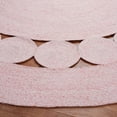 thumbnail image 3 of SAFAVIEH Cape Cod Salim Geometric Polyester Area Rug, Pink, 4' x 4' Round, 3 of 7