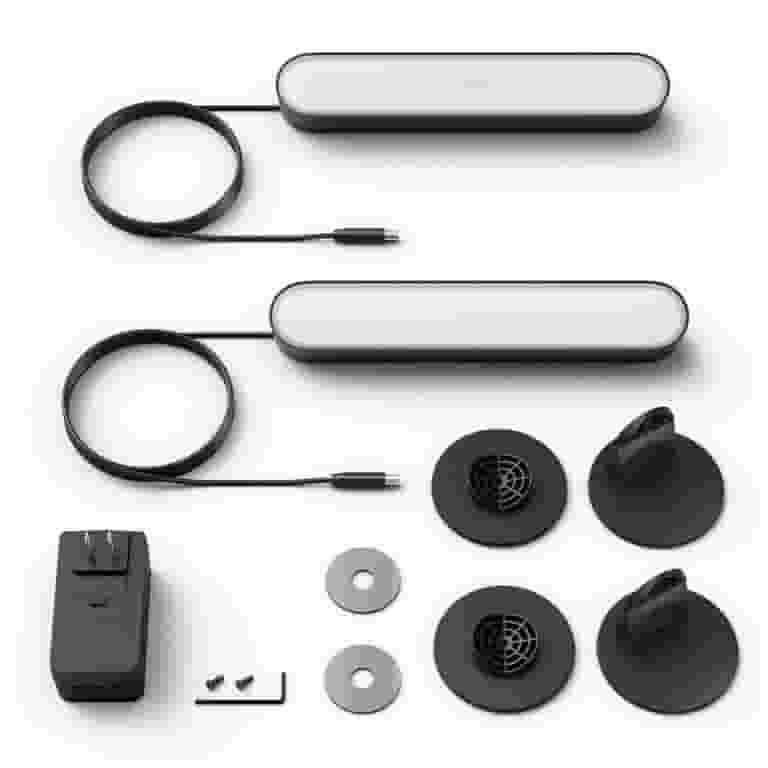 Philips Hue Play Light Bar 2台セット Philips Hue Play Integrated LED Light Bar 2-Pack, Black