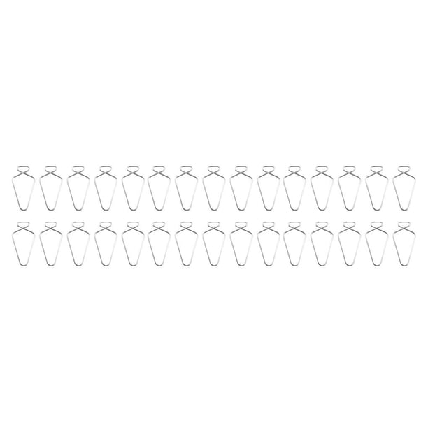 Yuarrent 10 ganchos para azulejos de techo, diseño Simple sin deformación, letrero colgante, suministros para el hogar para el aula de oficina Type7 NO7