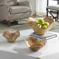 thumbnail image 6 of Uttermost Tamarine 3-Piece Coastal Wood Wall Sculpture Set in Natural and Gray, 6 of 9