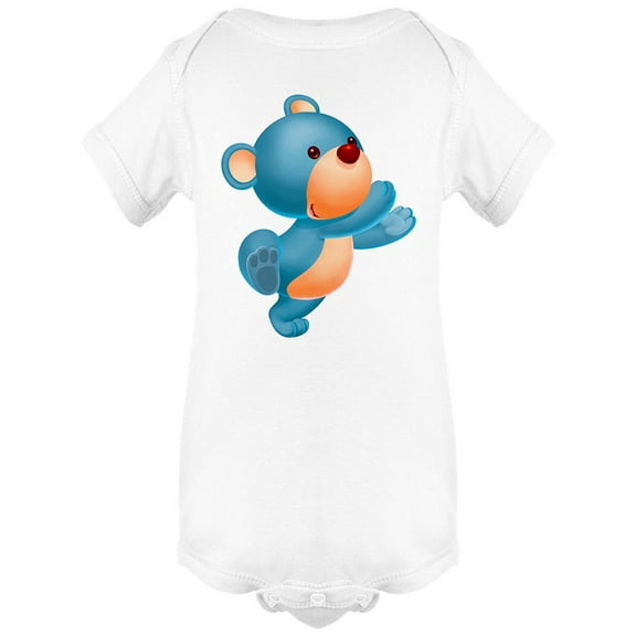 Blue Baby Bear Dancing Bodysuit Infant -Image by Shutterstock,  Newborn