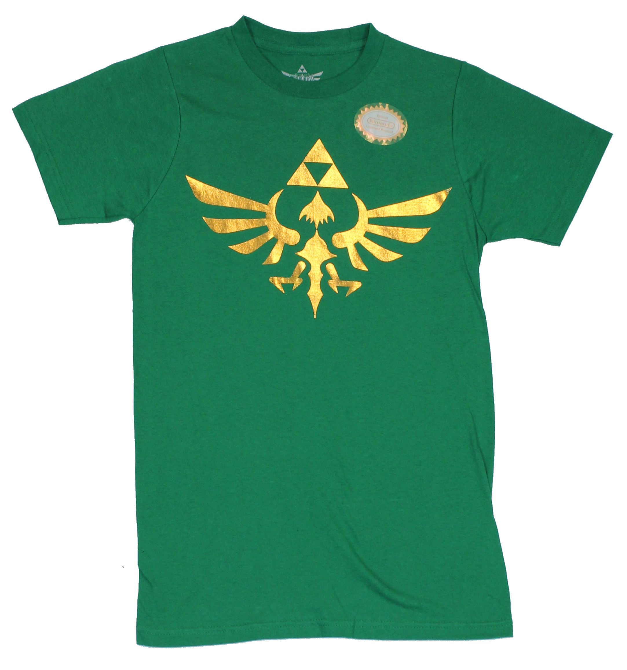 The Legend of Zelda Legend of Zelda Mens TShirt Gold Foil Classic