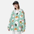 thumbnail image 5 of Easygdp Kawaii Sushi Lightweight Long Sleeve Sun Shirt Sports long-Sleeved Sun Protective Clothing, Quick Drying Breathable - 3X-Large, 5 of 9