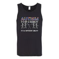 thumbnail image 3 of Autism Is Not A Disablity It's A Different Abilty | Autism Awareness Dabbing Skeleton Inspirational Christian Mens Graphic Tank Top, Black, 3X-Large, 3 of 5