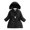 Black, variant on Ymyiu Boys Girls Jacket Down Hooded Winter Coats Kids Padded Warm Parka Coat Outerwear with Fur Hood Baby Girl Winter Coat (Navy,6-7 Years)