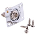 thumbnail image 4 of Licencia de Conector de bajo de guitarra Baoblaze rectangular empotrada ST Plata, 4 of 7