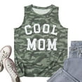 thumbnail image 2 of HAPPIERE Women’s Tank Top Sleeveless Tee Shirts  Camo Cool Mom Army Green color Size L, 2 of 5