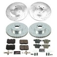 thumbnail image 3 of PowerStop Front and Rear Z23 Evolution Sport Carbon-Fiber Ceramic Brake Pad and Drilled & Slotted Rotor Kit Fits: MERCEDES-BENZ Select Models K7970, 3 of 10