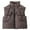 02_Coffee, variant on QUOTAY Boys Down Vest for Kids Warm Thickened Sleeveless Jacket for Fall Jacket Outdoor Winter Wear and Cold Weather Padded Garment 02_Black,5-6 Years