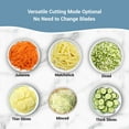 thumbnail image 4 of ONCE FOR ALL Vegetable Chopper, Thin Julienne Dicing Slicing Mandoline, Adjustable Food Slicer for Onion Cucumber Potato, 4 of 10