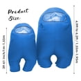 thumbnail image 4 of Disfraz inflable de astronauta FANFX para adulto, de cuerpo entero, azul, 4 of 5