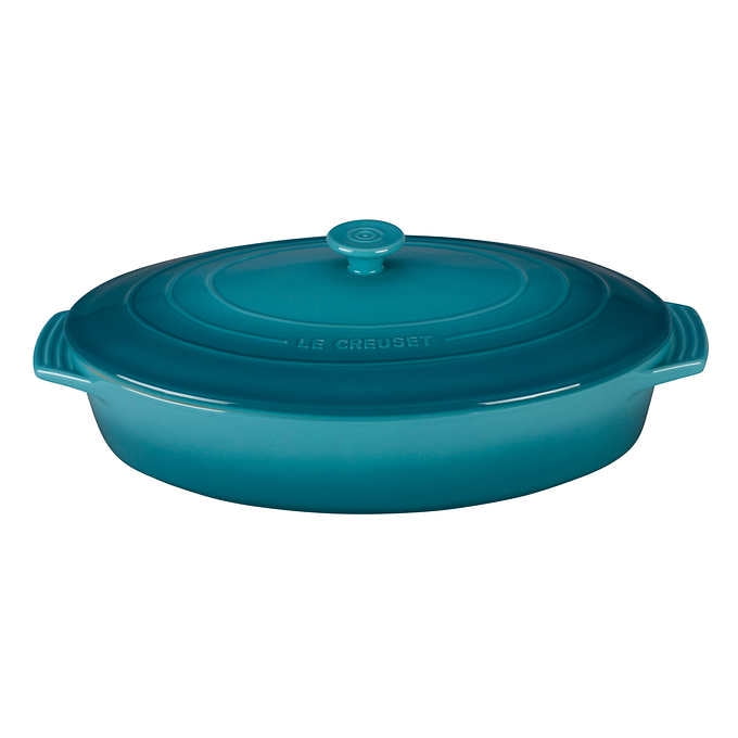 Le Creuset 3.5 L (3.7 qt.) Oval Stoneware Casserole with Lid (Light