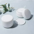 thumbnail image 3 of 10 Packs 3.4oz Plastic Cosmetic Jars with Inner Liner and Dome Lids Spoons and Labels for Cream Scrub Lip Balm Lotion Storage, 3 of 6
