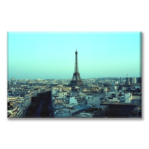 Cuadro Canva listo para Colgar Pixtreats tipo galería Paris en la Mañana 60X90 cm