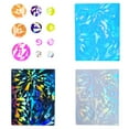 thumbnail image 4 of WINDLAND Personalized Buttons Resin Molds Holographic Resin Button Mold Sparkling Effect, 4 of 11