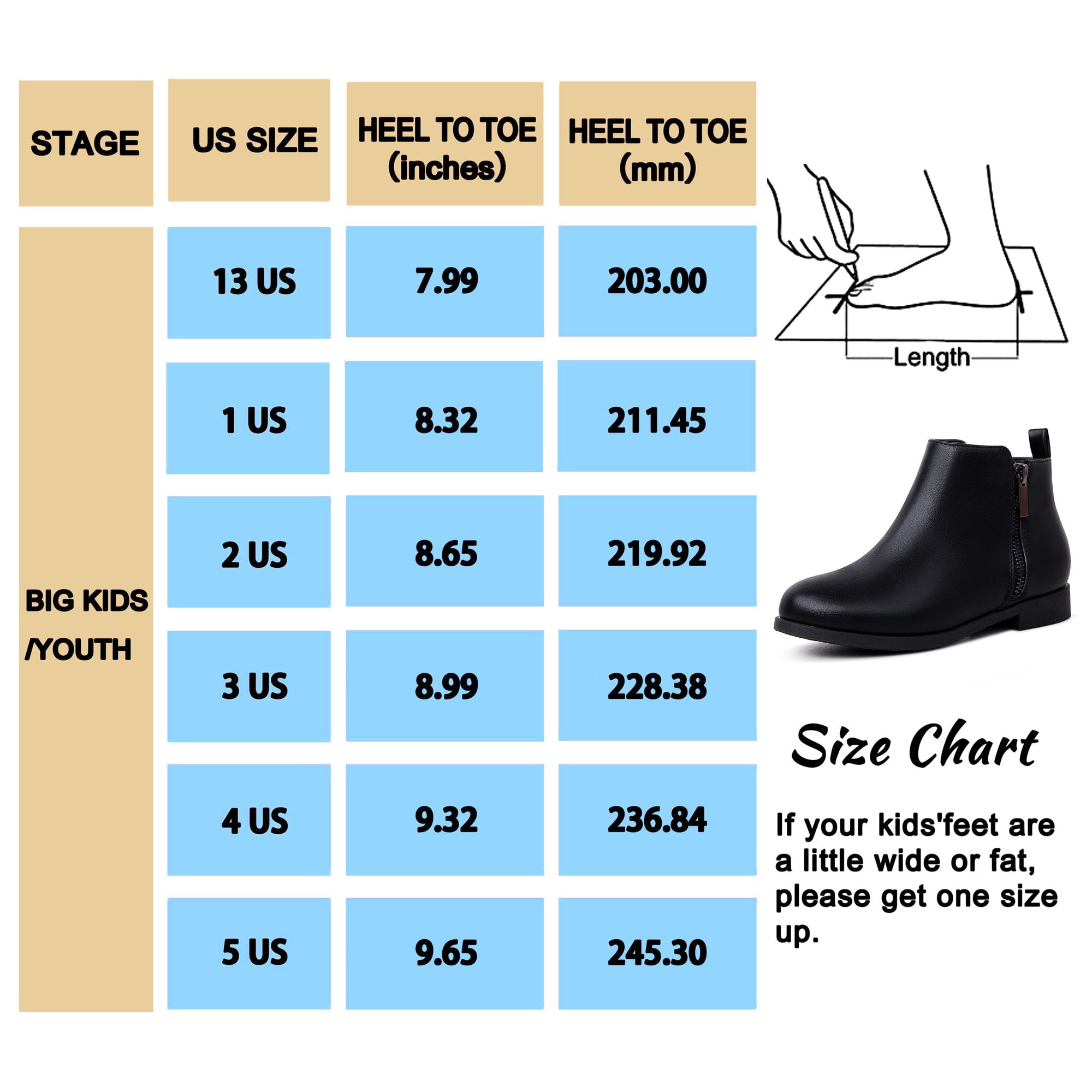 Buy Harvest Land Little/Big Girl Boots Girls Ankle Boots Flat Bootie ...