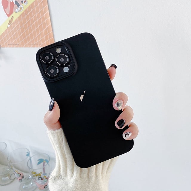 Con Signos Protección De La Cámara Extraíble Funda De Silicona Suave De TPU De Lujo Para IPhone 11 12 13 Pro Max 14 Plus
