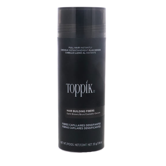 Toppik Hair Building Fibers, Dark Brown, 1.94 oz