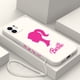 thumbnail image 1 of Disney-funda de teléfono de muñeca rosa para iPhone 14, 13, 12, 11 Pro, Mini, X, XR, XS, MAX, SE20, 8, 7 Plus, 6, 6S Plus, Barbies de silicona Fivean unisex, 1 of 2