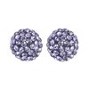Crystal Pop Blue Pierced Earrings 1106430