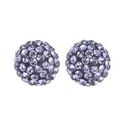 Crystal Pop Blue Pierced Earrings 1106430