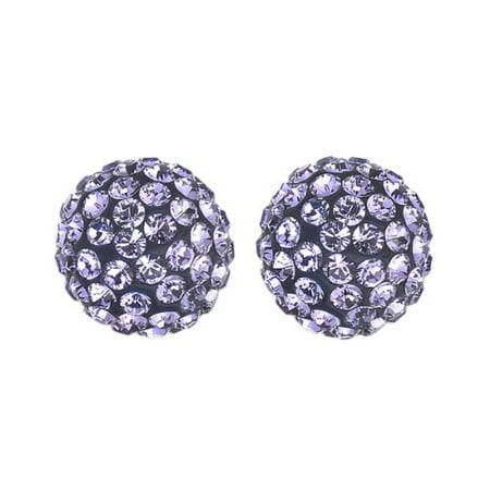 Crystal Pop Blue Pierced Earrings 1106430