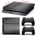 thumbnail image 2 of Console Carbon Fiber Skin Sticker Wrap Controller Dustproof Vinyl Cover Decal Protective for Case for Shell for PS4, 2 of 11
